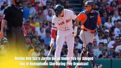 Boston Red Sox's Jarren Duran Under Fire for Alleged Use of Homophobic Slur During Live Broadcast