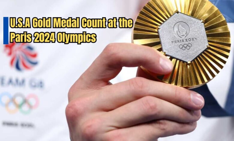 U.S.A Gold Medal Count at the Paris 2024 Olympics