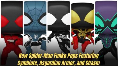 New Spider-Man Funko Pops Featuring Symbiote, Asgardian Armor, and Chasm