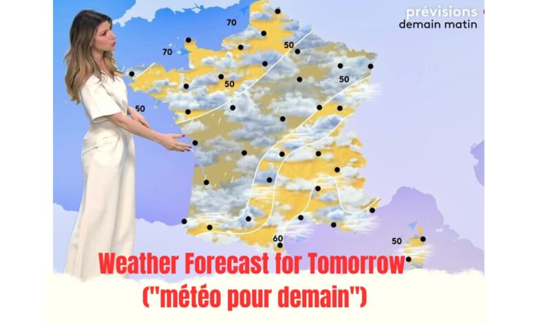 Weather Forecast for Tomorrow ("météo pour demain")