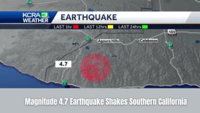 Magnitude 4.7 Earthquake Shakes Southern California