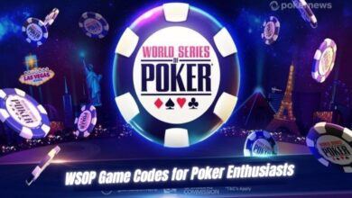 WSOP Game Codes