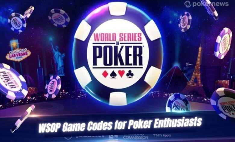 WSOP Game Codes