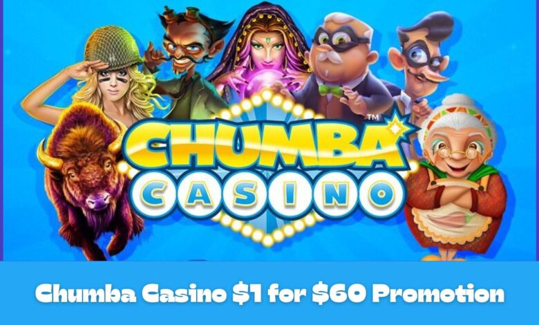 Chumba Casino $1 for $60 Promotion