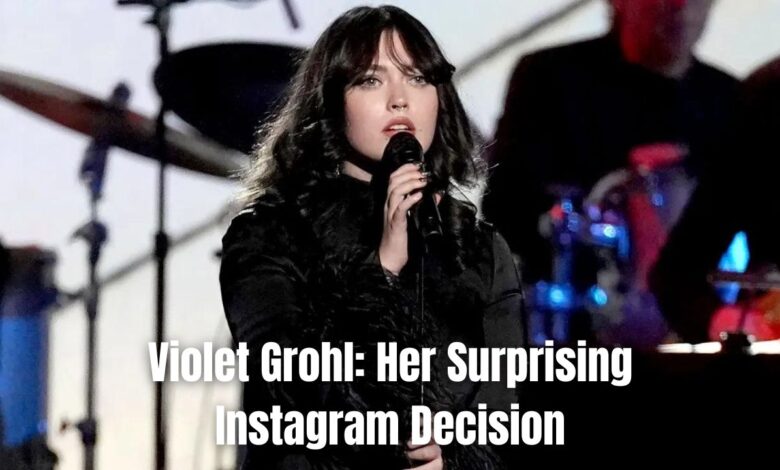 Violet Grohl: Her Surprising Instagram Decision