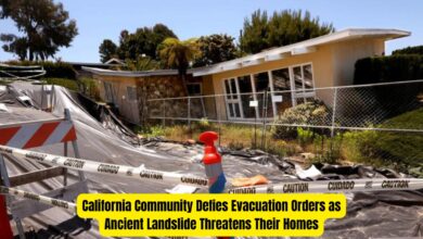 California Community Defies Evacuation Orders as Ancient Landslide Threatens Their Homes