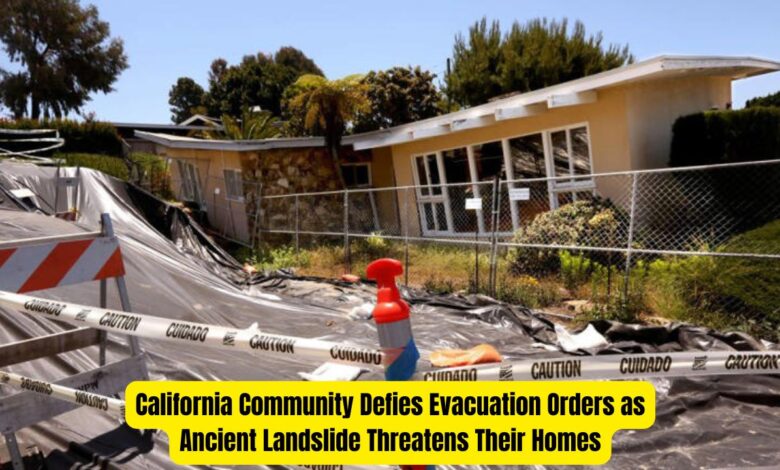 California Community Defies Evacuation Orders as Ancient Landslide Threatens Their Homes