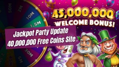 Jackpot Party Update: 40,000,000 Free Coins Site